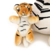 The new plush toy is a realistic sitting tiger cub Specification image